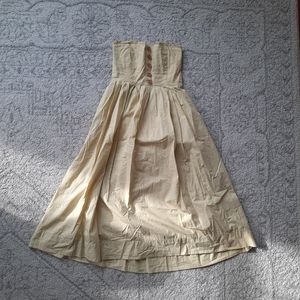 Free people strapless midi dress